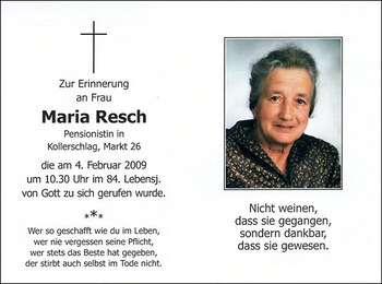 Maria Resch
