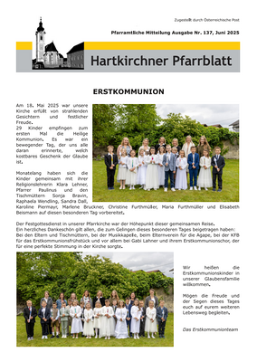 Pfarrblatt Juni 2025